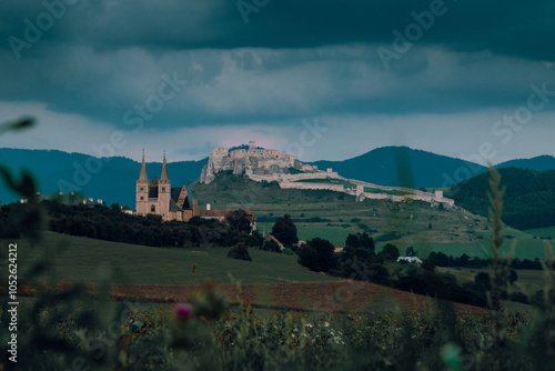 Spišský hrad castle in eastern Slovakia, Europe photo