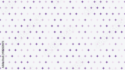Purple stars pattern on a white background
