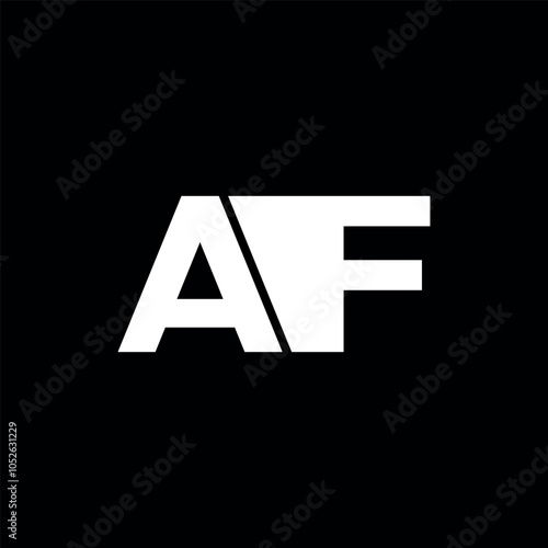 Letter AF logo icon design, af company, af modern, af luxury, af minimalist logo design