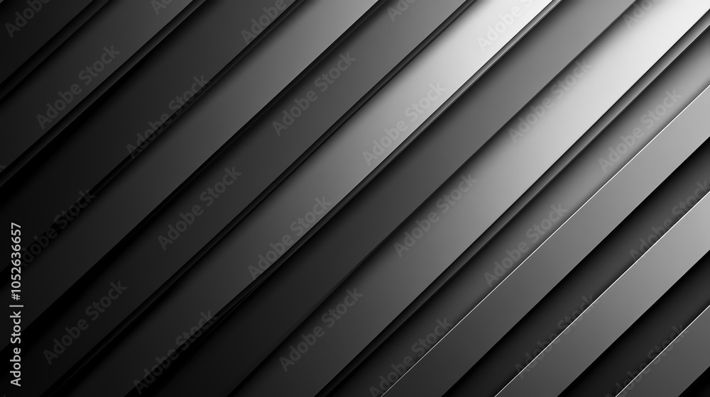 Obraz premium Sleek Diagonal Lines in Gradient Shades Create a Modern Tech-Inspired Background Design