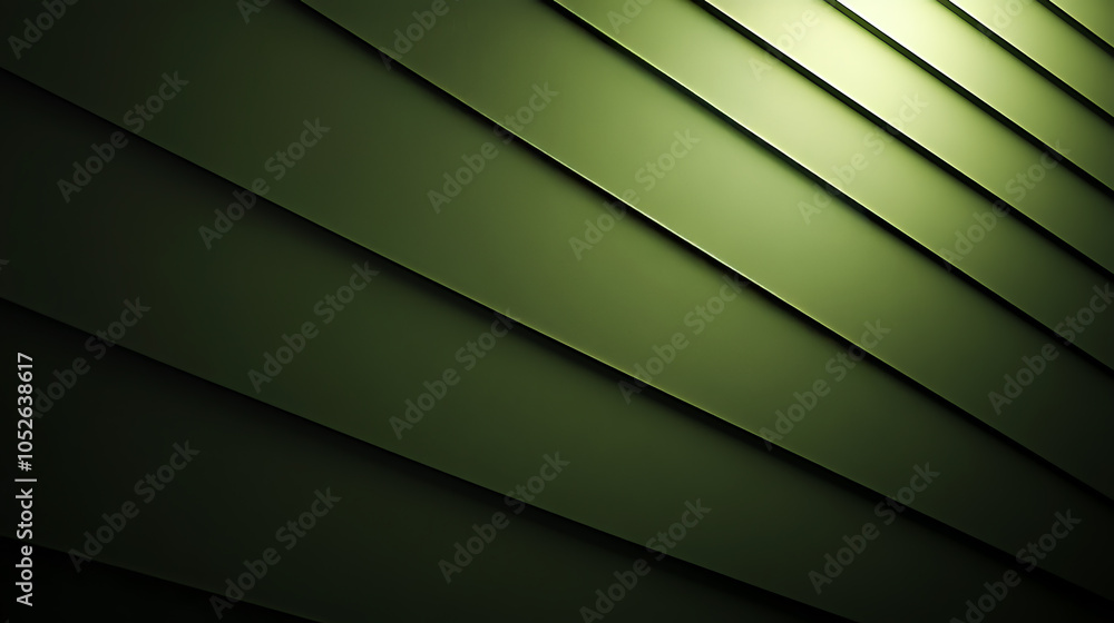 Obraz premium Subtle Green Gradients Form a Tech-Inspired Backdrop With Layered Lines and Soft Lighting