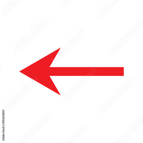 Arrow icon. flat style Arrow symbol. simple Arrow icon on a white background.