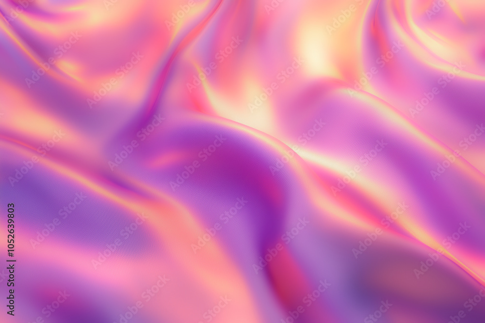 Obraz premium Elegant Abstract Pastel Fabric with Iridescent Texture