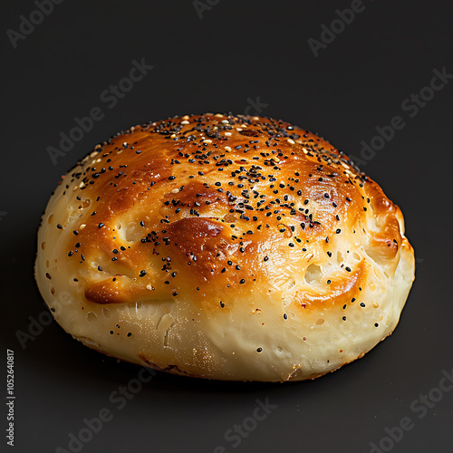 A professional Isolated Photo of a Knish photo