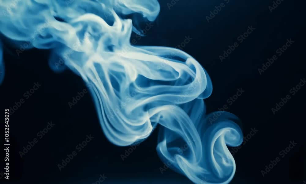 smoke on black background smoke on black background