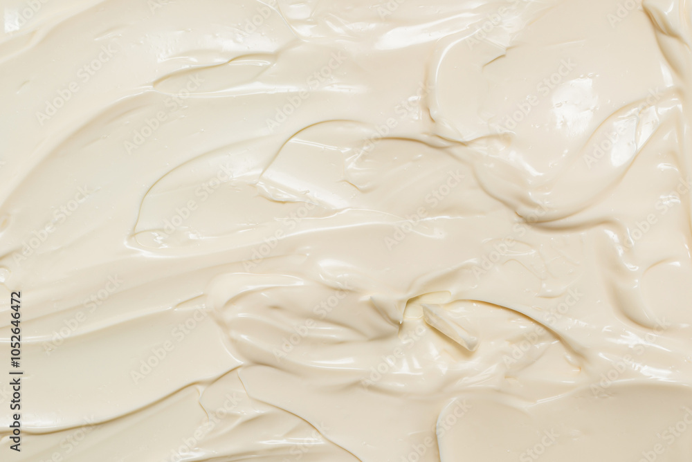 Εκτύπωση καμβά White whipped cream texture.