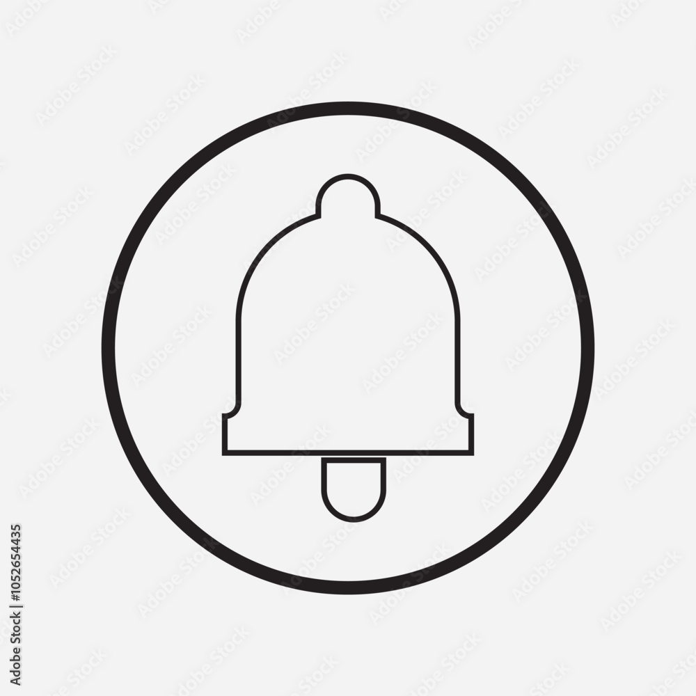 Bell icon. Notification bell icon. vector illustration. Bell icon. Notification bell icon. vector illustration.