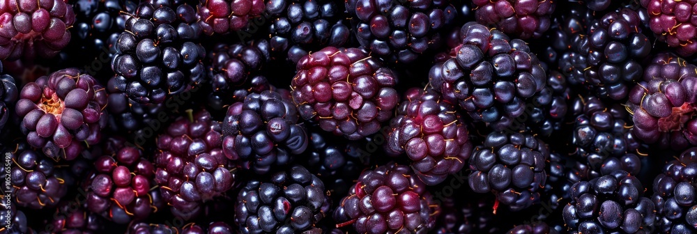 Ripe blackberry texture background, Allegheny blackberries fruits pattern, black berry mockup top view Ripe blackberry texture background, Allegheny blackberries fruits pattern, black berry mockup top view