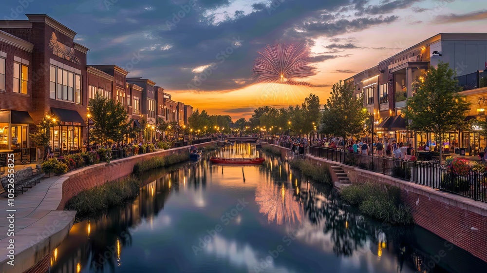 Carmel, Indiana will have a fireworks show on the 4th of July in the USA. Carmel, Indiana will have a fireworks show on the 4th of July in the USA.