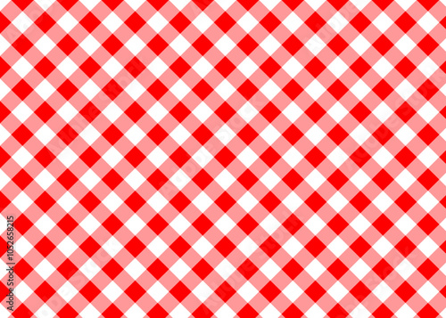 gingham red table cloth pattern for background texture template wall paper vector and illustration  