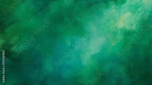 Green background with a brush stroke of green paint