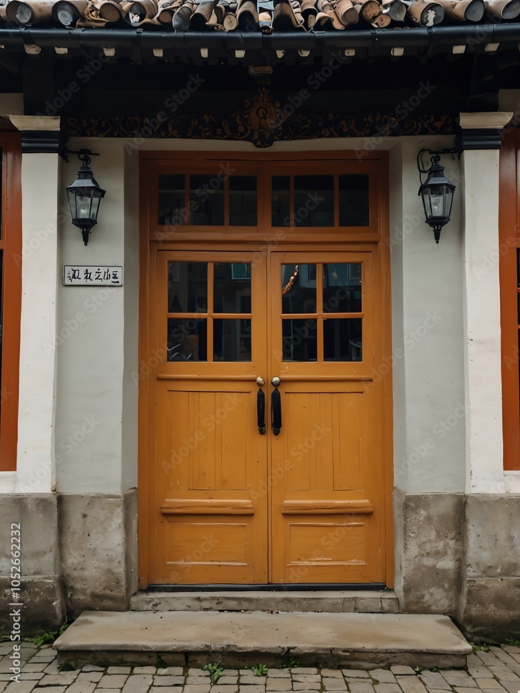 Fototapeta premium Charming traditional architecture in a tranquil water town.