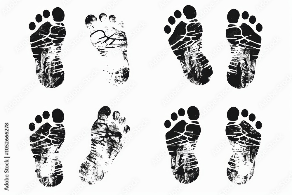 Footprint icon, aliens foot print graffiti spray, humanoids barefoot sprint silhouette, fantastic foot and palm Footprint icon, aliens foot print graffiti spray, humanoids barefoot sprint silhouette, fantastic foot and palm