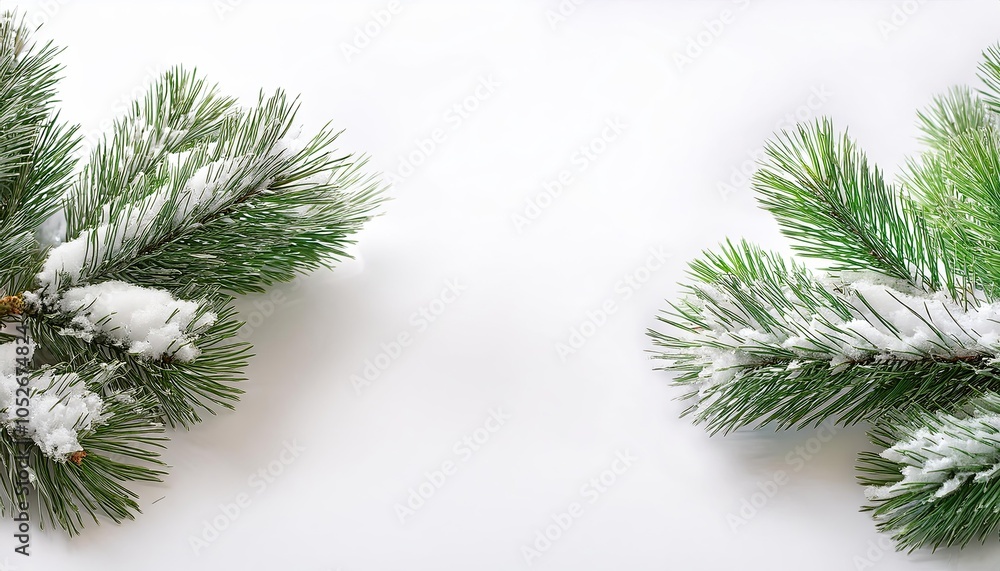 christmas tree pine leaves covered with snow on white background abstract greeting cards, banners, merry christmas, happy winter, new year eve , new year celebrations christmas tree pine leaves covered with snow on white background abstract greeting cards, banners, merry christmas, happy winter, new year eve , new year celebrations