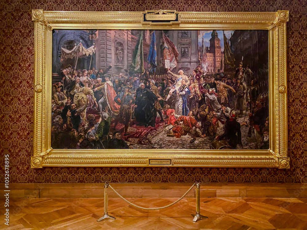 Obraz Jana Matejki Konstytucja 3 Maja 1791 Roku Zamek Kr lewski W 
