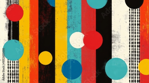 A playful geometric pattern...