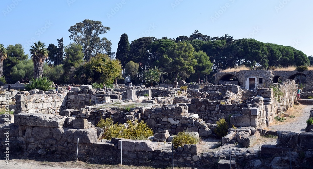 Ruins of an ancient city on the island of Kos. Greece Ruins of an ancient city on the island of Kos. Greece