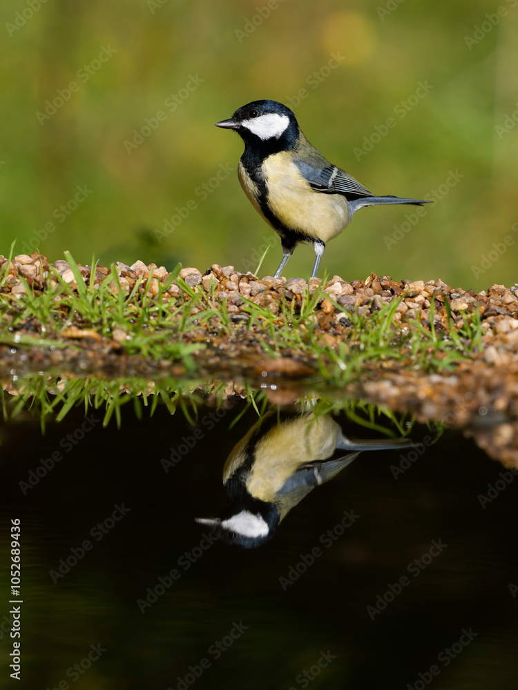 Obraz premium Great tit, Parus major