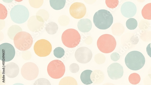 A retro polka dot pattern i...