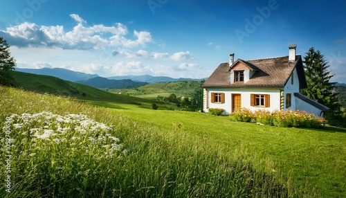 Wallpaper Mural Beautiful House for living with nature landscapes and beauty Torontodigital.ca