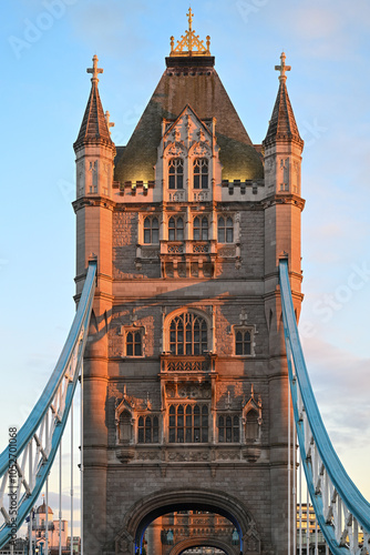 Obraz na płótnie Tower Bridge - London, England w salonie