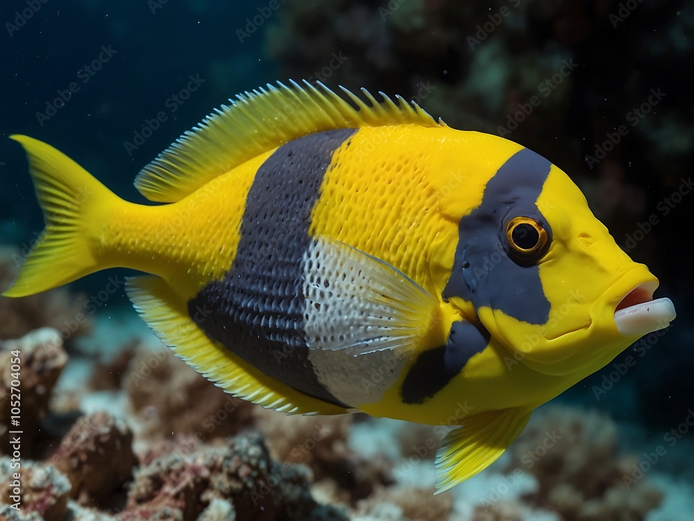 Foxface rabbitfish in Queensland. Foxface rabbitfish in Queensland.