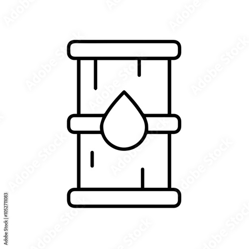 Oil icon symbol vector image Illustration