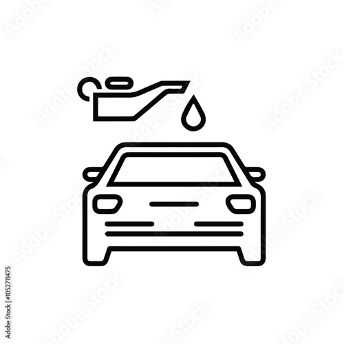 Oil icon symbol vector image Illustration
