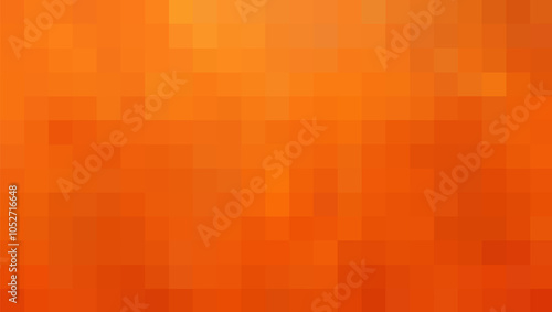 Gradient orange background. Abstract vector texture with intersecting light and dark orange squares. EPS 10. Illustration