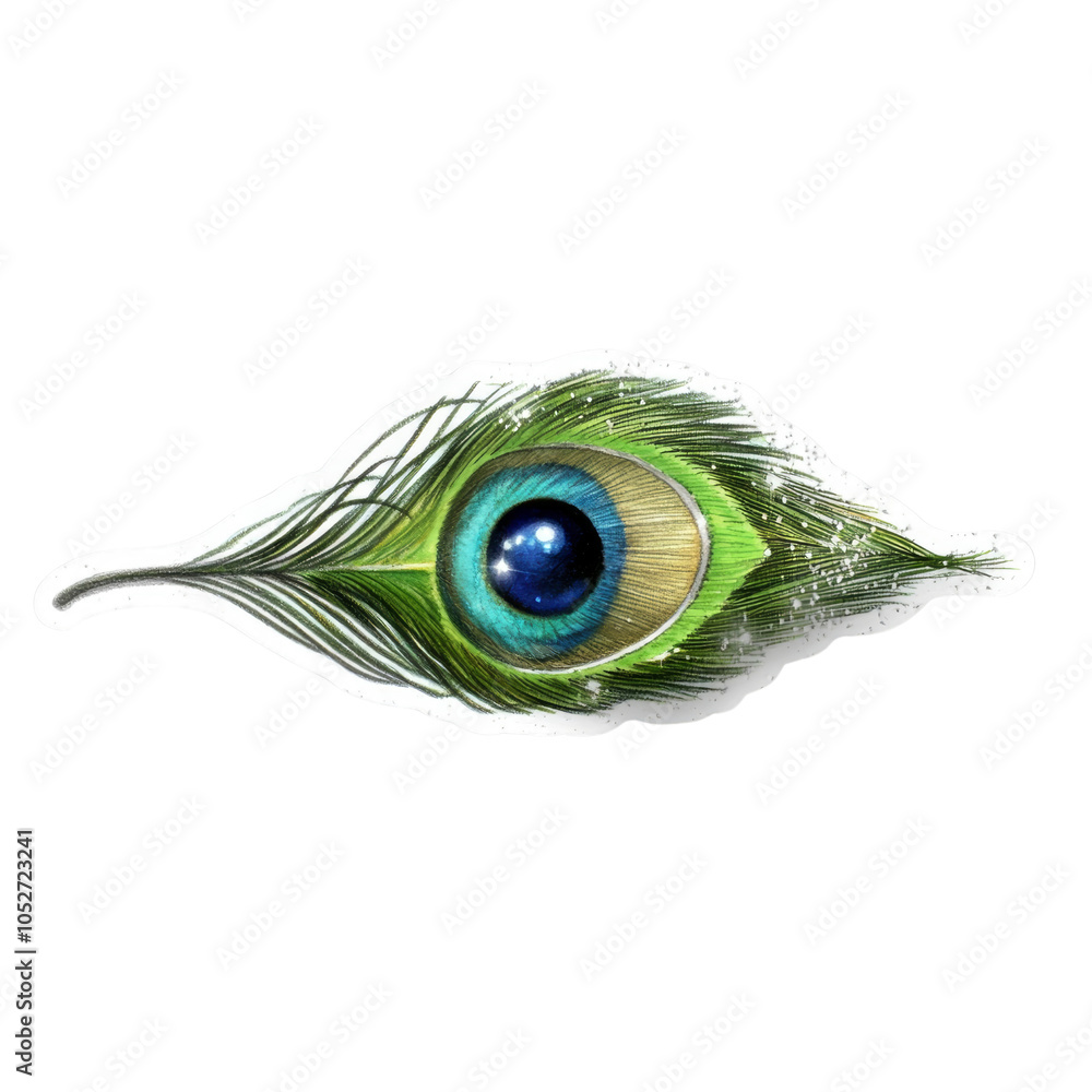 Fototapeta premium Peacock Feather Eye