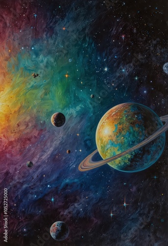 planet in space