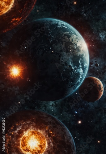 planet in space