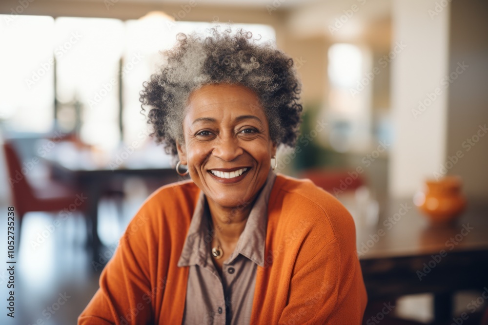 Φωτογραφία Portrait of a elderly senior African American woman in nursing home