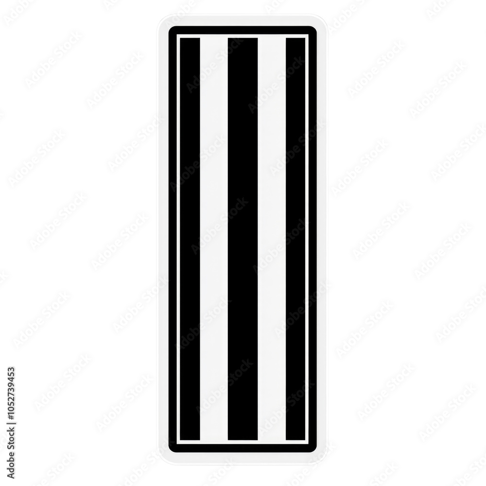 Black and White Striped Pattern Design Element Black and White Striped Pattern Design Element