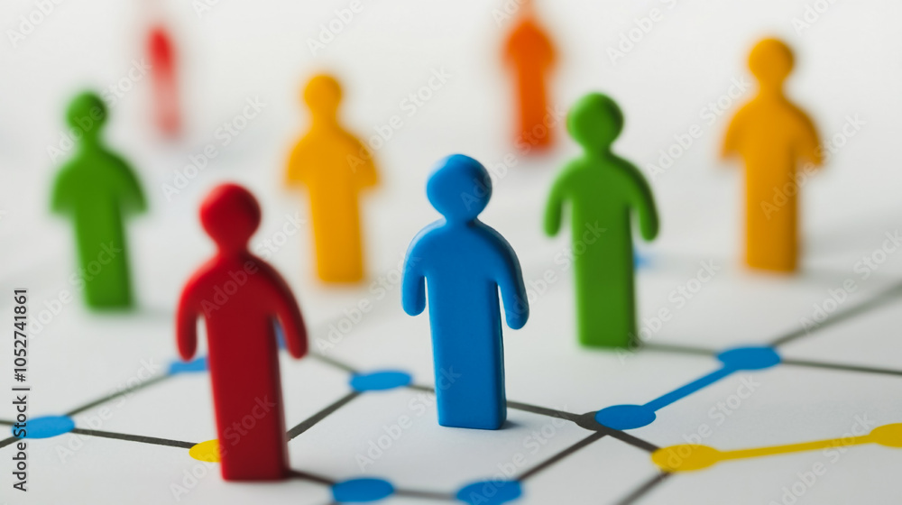 abstract professional business team people innovation connection of line from nail node to node on map background , networking concept abstract professional business team people innovation connection of line from nail node to node on map background , networking concept