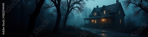 Horror house banner