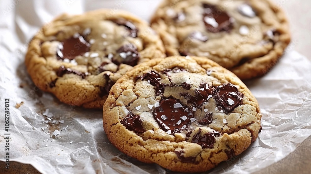 Chocolate Chip Cookies with Melting Chocolate Chunks Chocolate Chip Cookies with Melting Chocolate Chunks
