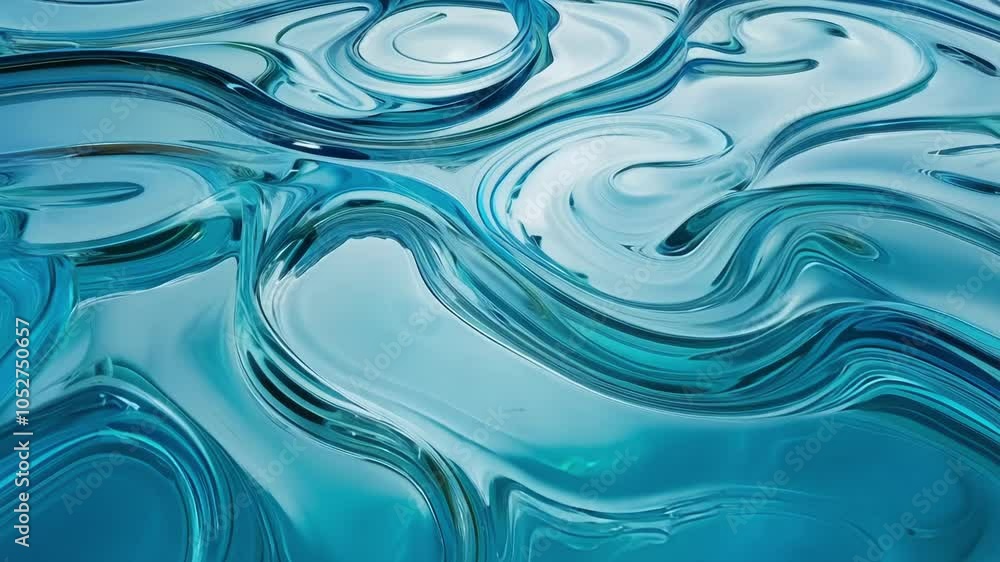 Turquoise liquid surface gently flowing and creating abstract surreal shapes. Ideal for projects related to nature, relaxation, meditation, and well being Turquoise liquid surface gently flowing and creating abstract surreal shapes. Ideal for projects related to nature, relaxation, meditation, and well being
