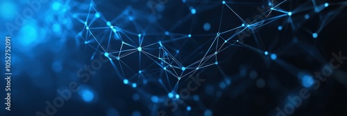 technology website banner blue colors, Generative Ai 