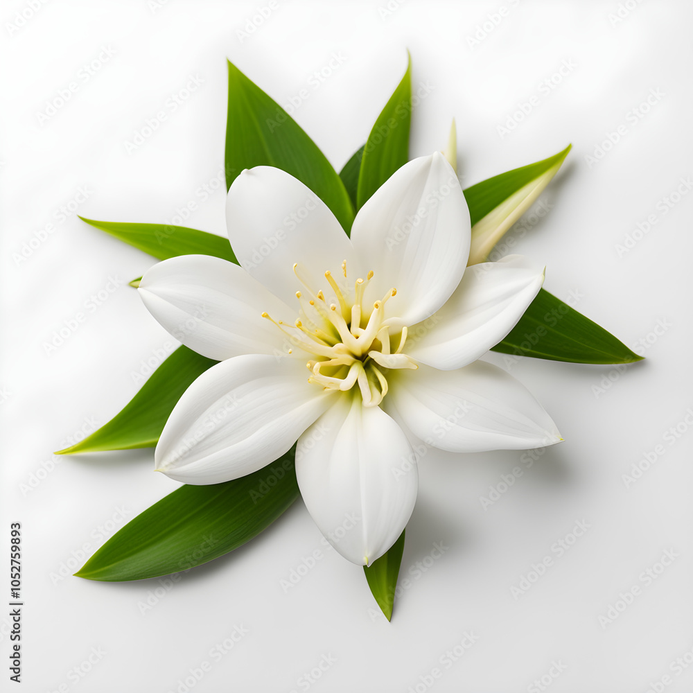 vanilla flower isolated vanilla flower isolated