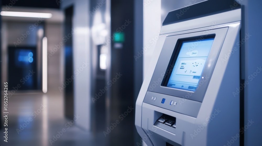 An ATM machine with advanced biometric authentication for secure transactions An ATM machine with advanced biometric authentication for secure transactions