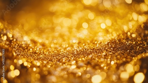 Golden Glitter Texture