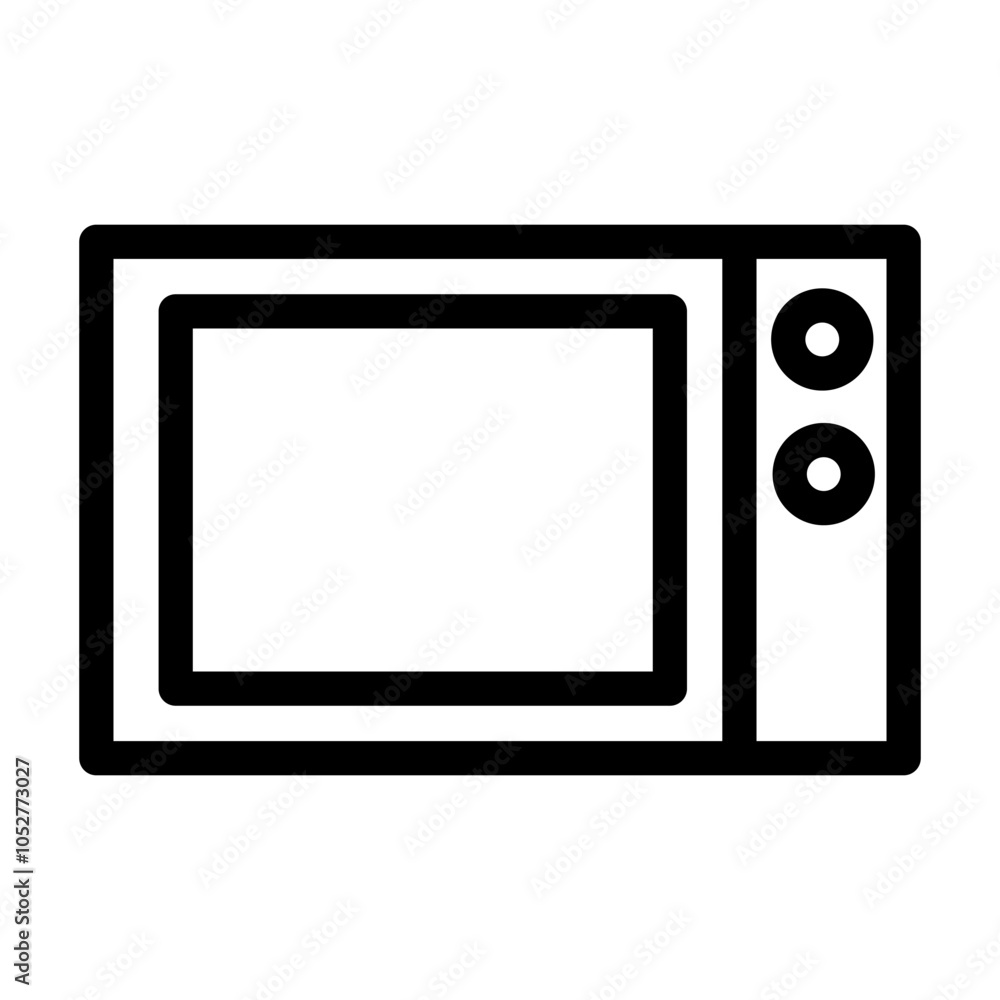 oven icon. Trendy modern flat linear vector oven icon on white background from thin line Electronic devices oven icon. Trendy modern flat linear vector oven icon on white background from thin line Electronic devices