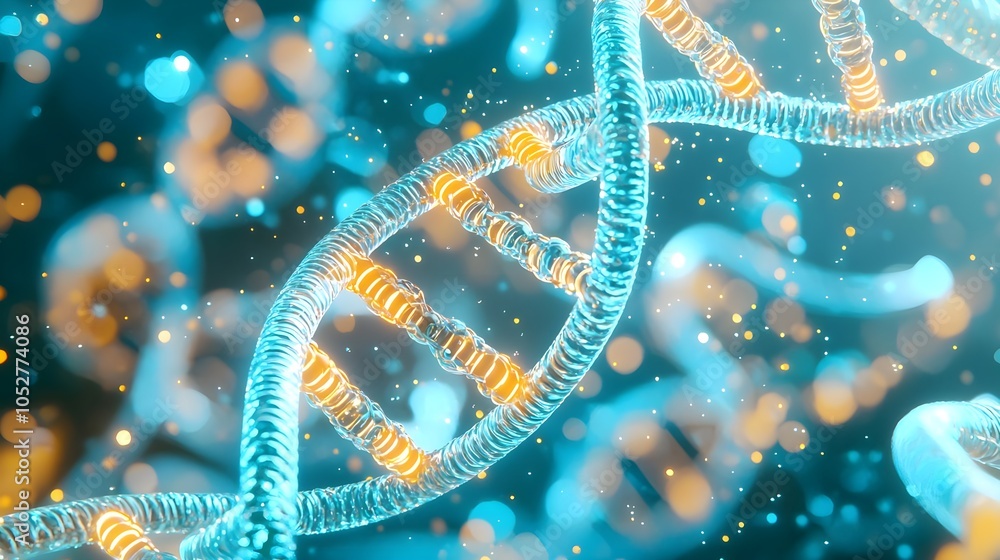 Obraz premium Abstract DNA Structure
