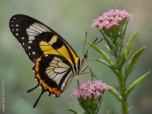 Beautiful Horned Butterfly