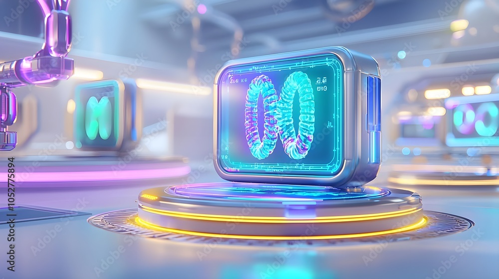 Obraz premium Futuristic Medical Technology