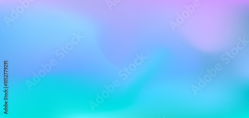 Vibrant vector neon teal blue and violet mesh gradient background. Abstract bright turquoise and purple digital watercolor for business banner design, futuristic sky concept, aesthetic fluid print