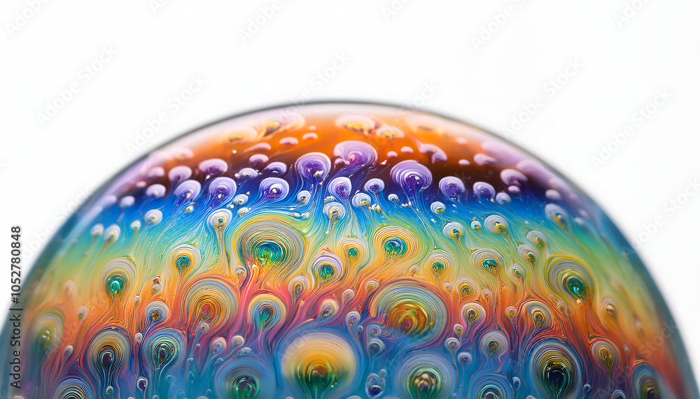 Abstract Rainbow Bubble Abstract Rainbow Bubble