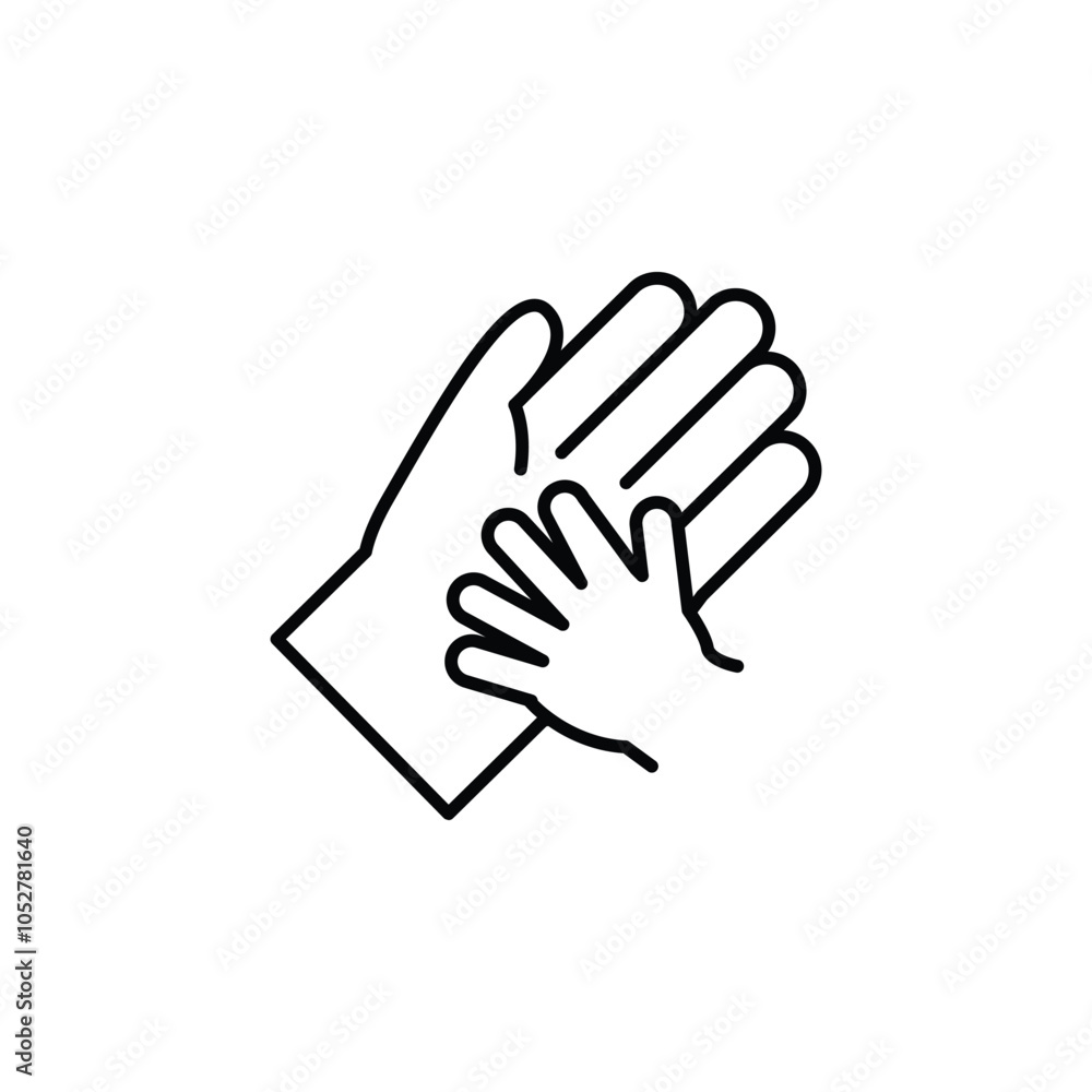 compassion thin outline icon vector design good for web or mobile app compassion thin outline icon vector design good for web or mobile app