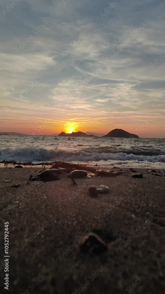 Seaside town of Turgutreis and spectacular sunsets. Bodrum, Turkey. Vertical video for social media.
Seaside town of Turgutreis and spectacular sunsets. Bodrum, Turkey. Vertical video for social media.